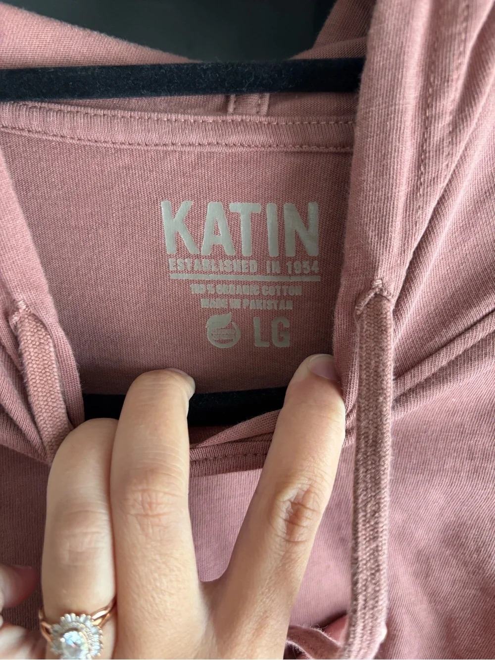 katin 100% organic cotton t-shirt hoodie